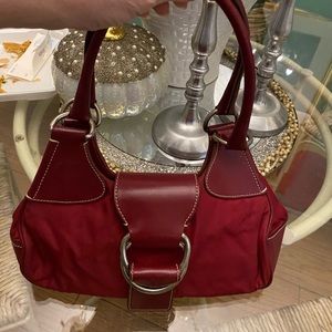 Vintage red Prada shoulder bag
